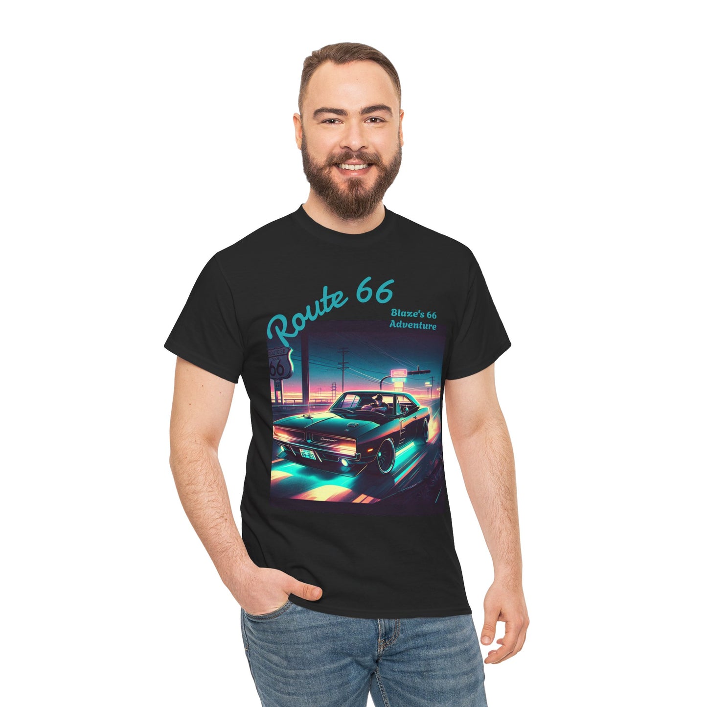 Blaze's Route 66 Adventure Graphic Tee.