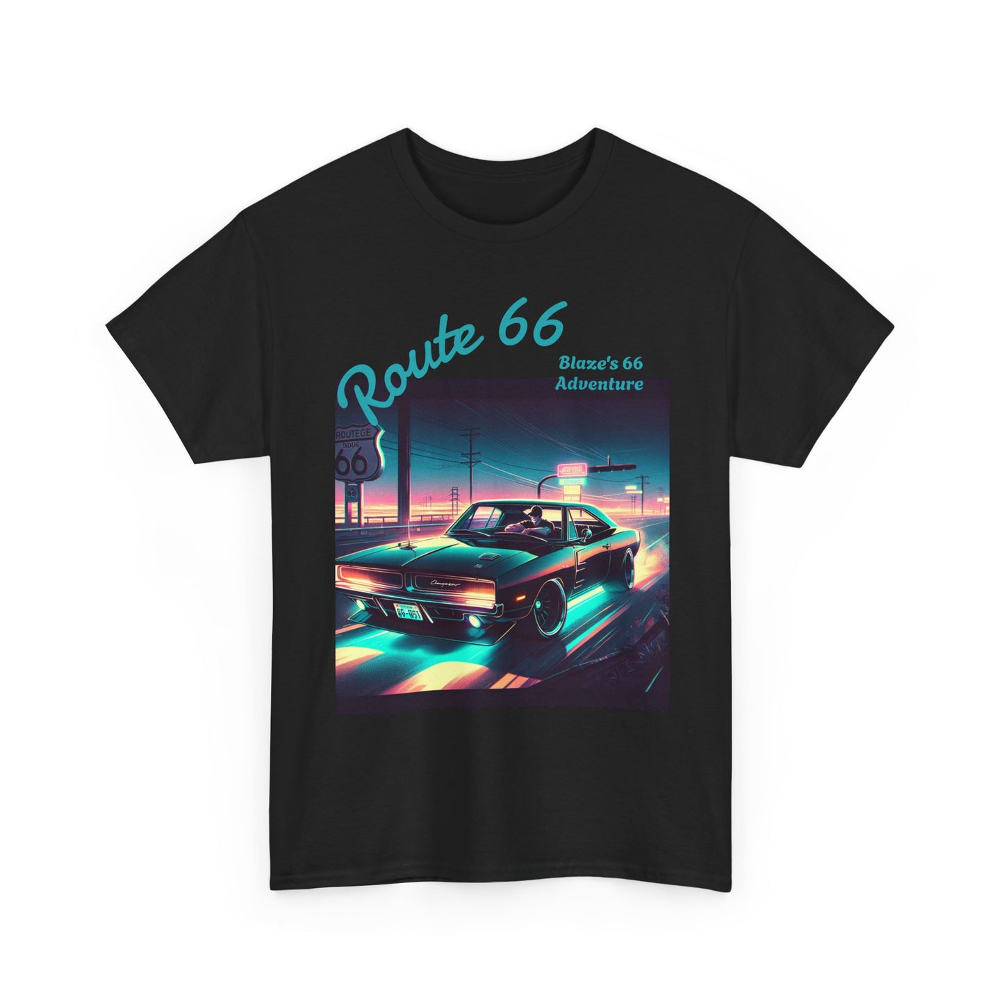 Blaze's Route 66 Adventure Graphic Tee.