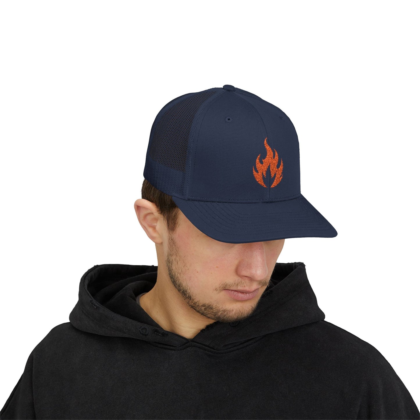 Jax Blaze Ryder Blaze Logo Snapback Trucker Cap – Official Drop