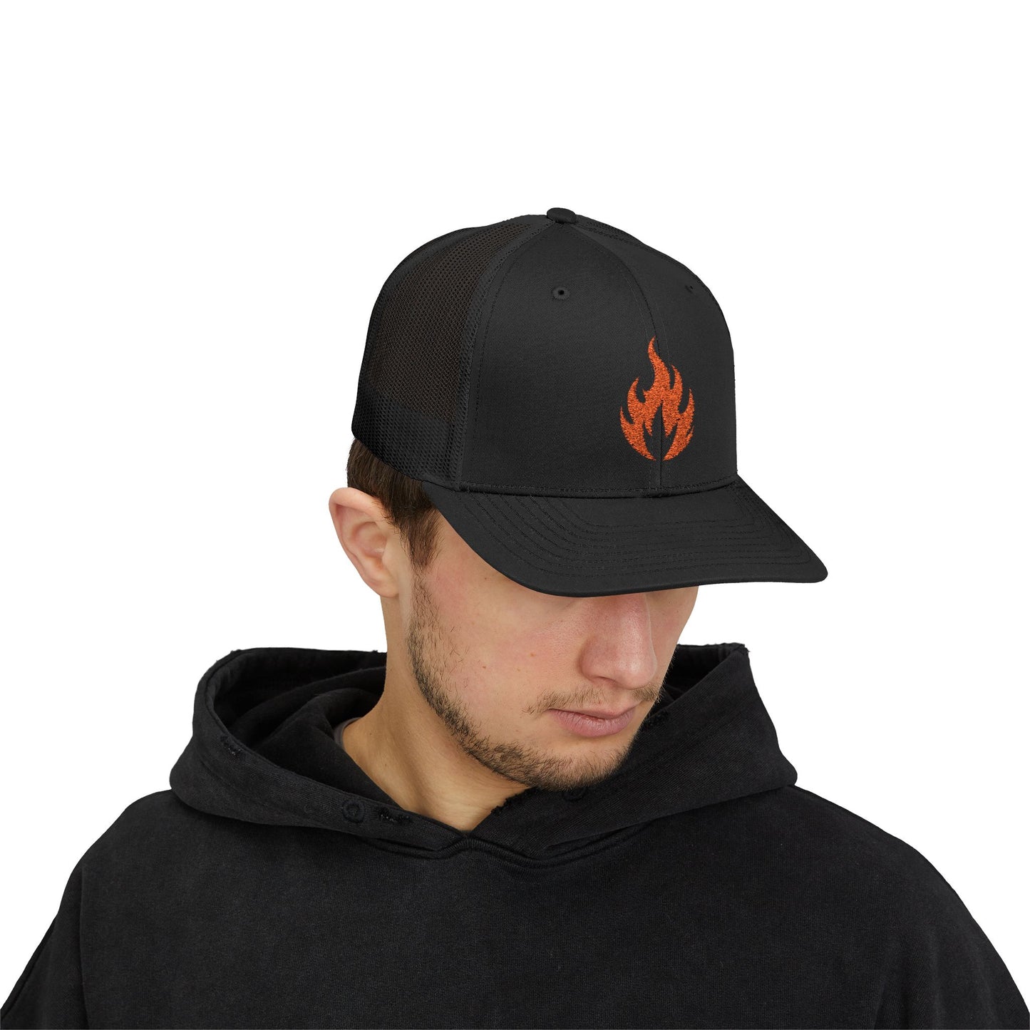 Jax Blaze Ryder Blaze Logo Snapback Trucker Cap – Official Drop
