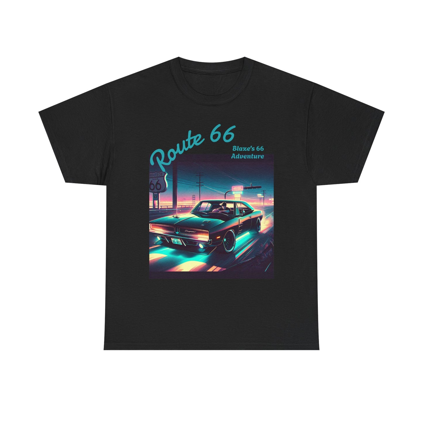 Blaze's Route 66 Adventure Graphic Tee.