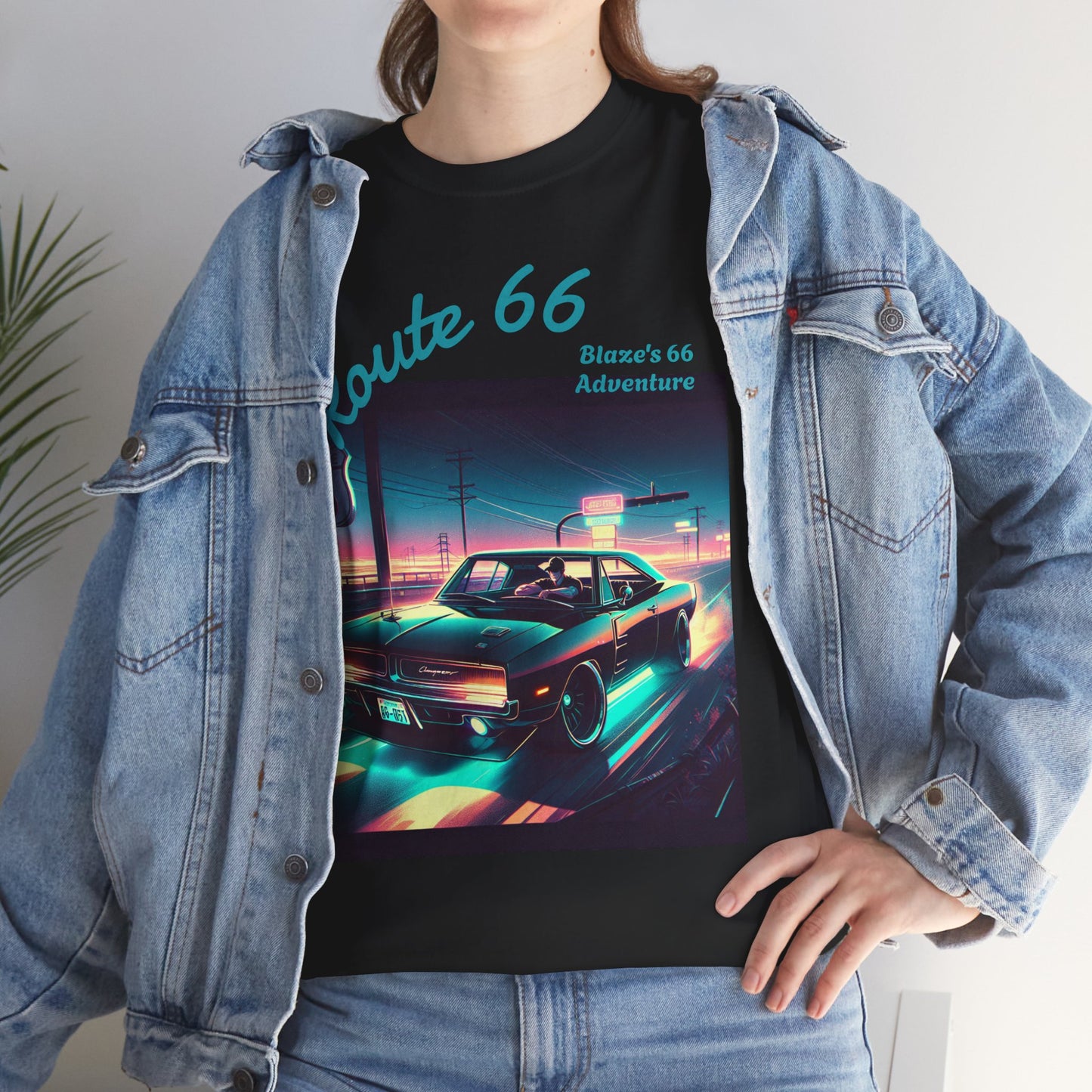 Blaze's Route 66 Adventure Graphic Tee.